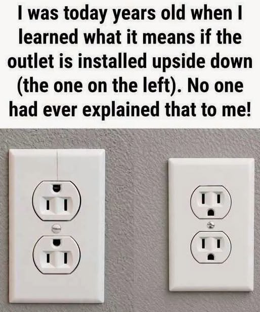Why Are Some Wall Outlets Installed Upside Down? The Practical Reason Behind It
