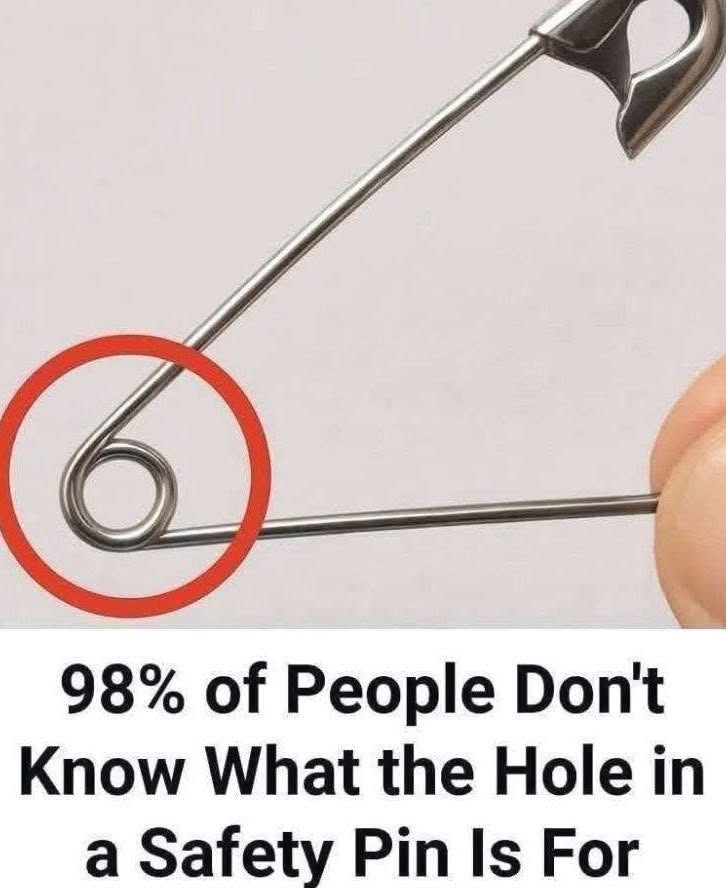 What’s the Purpose of That Tiny Hole in a Safety Pin?